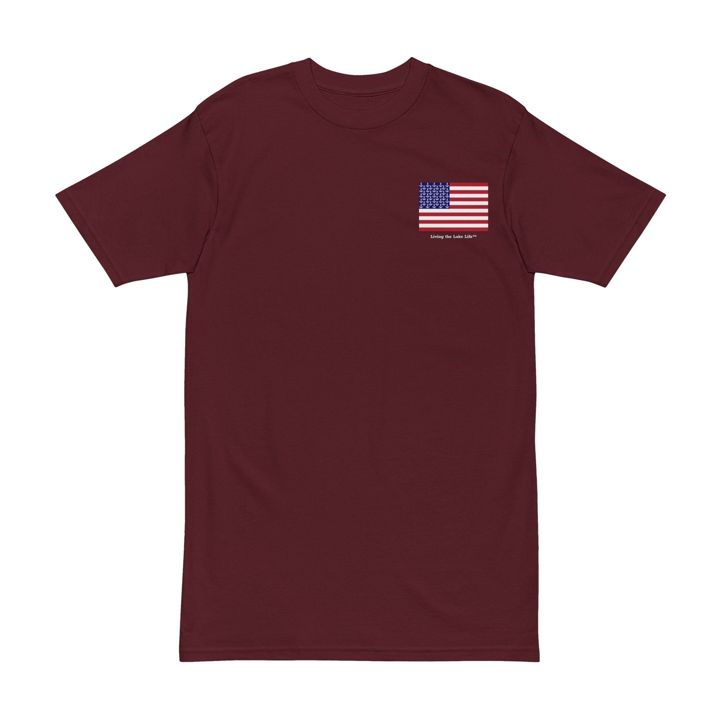 Anchors and Stripes - Living the Lake Life™ T Shirt by Pontoon Girl®