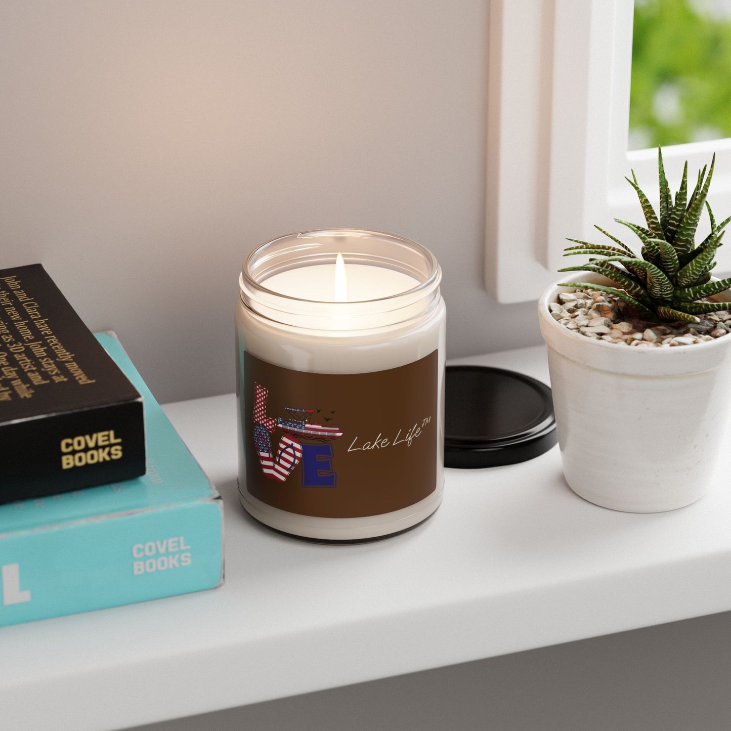 Flip Flop Love Lake Life™ Scented Soy Candle - Sea Salt Orchid