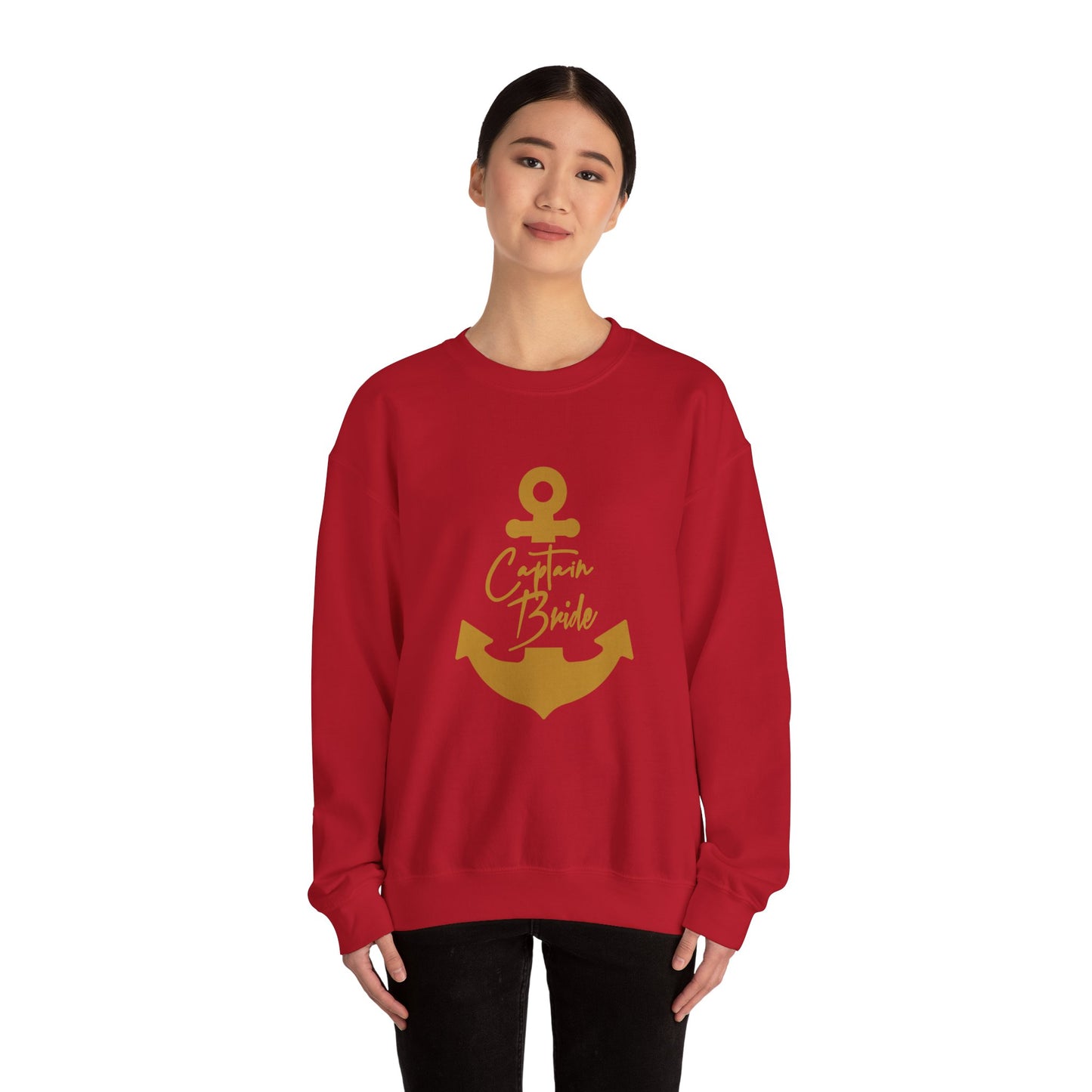 Captain Bride - Heavy Blend™ Crewneck Sweatshirt by Pontoon Girl®