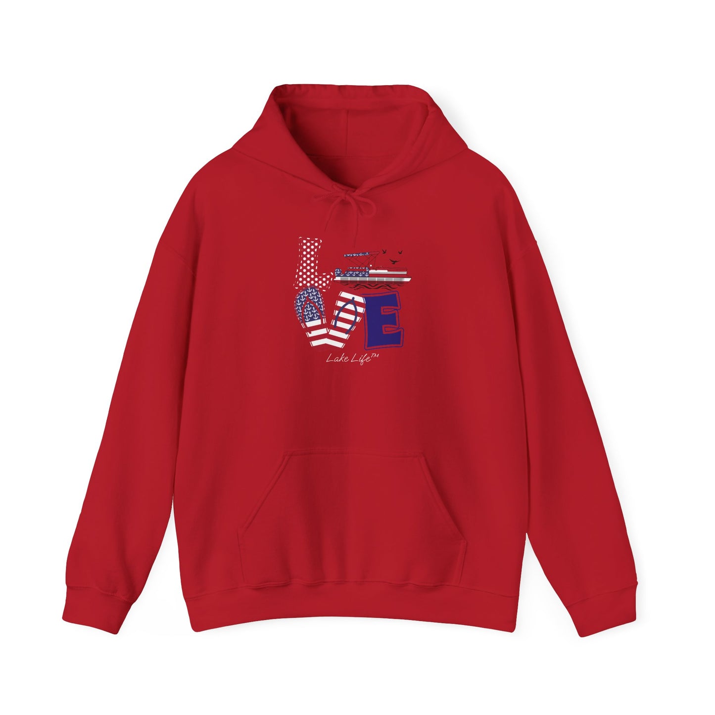 Flip Flop Love Lake Life™ Hooded Sweatshirt by Pontoon Girl®