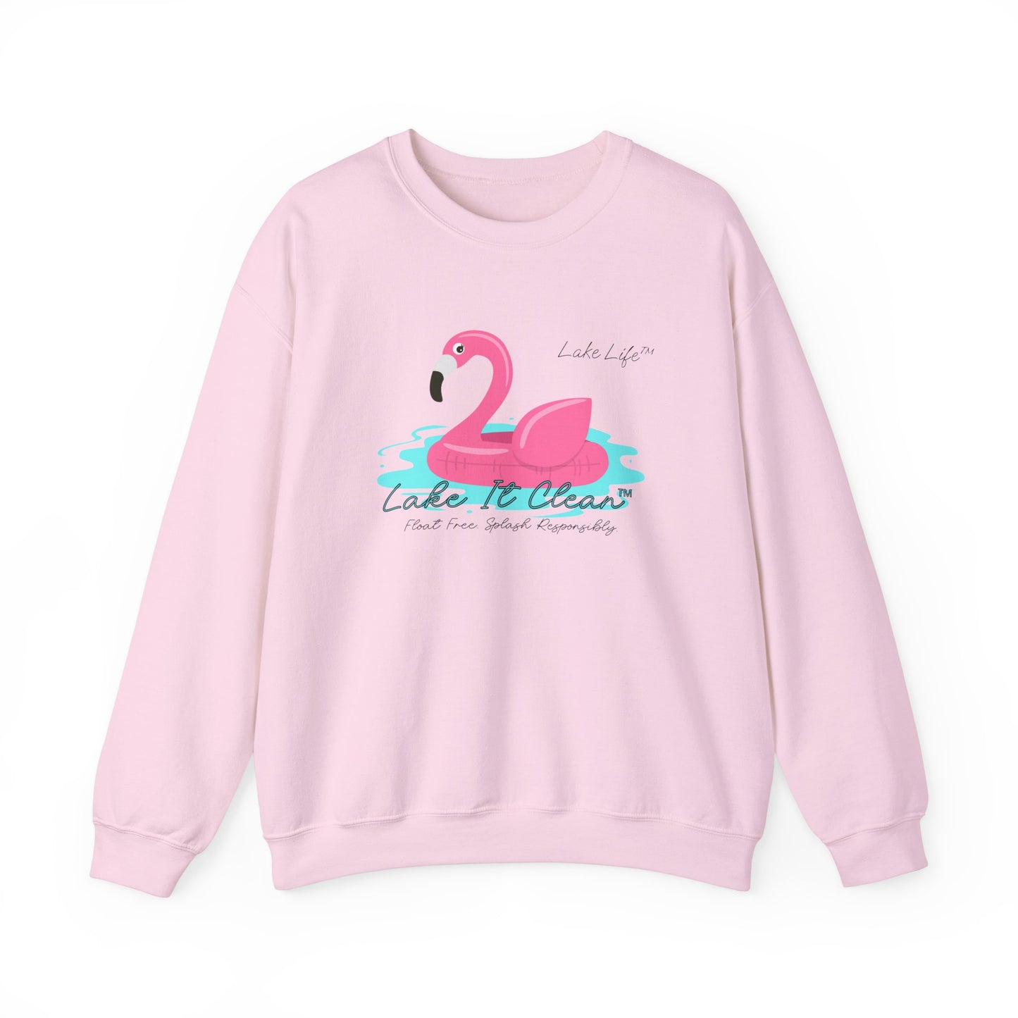 Lake It Clean™ Lake Life™ - Heavy Blend™ Crewneck Sweatshirt by Pontoon Girl®