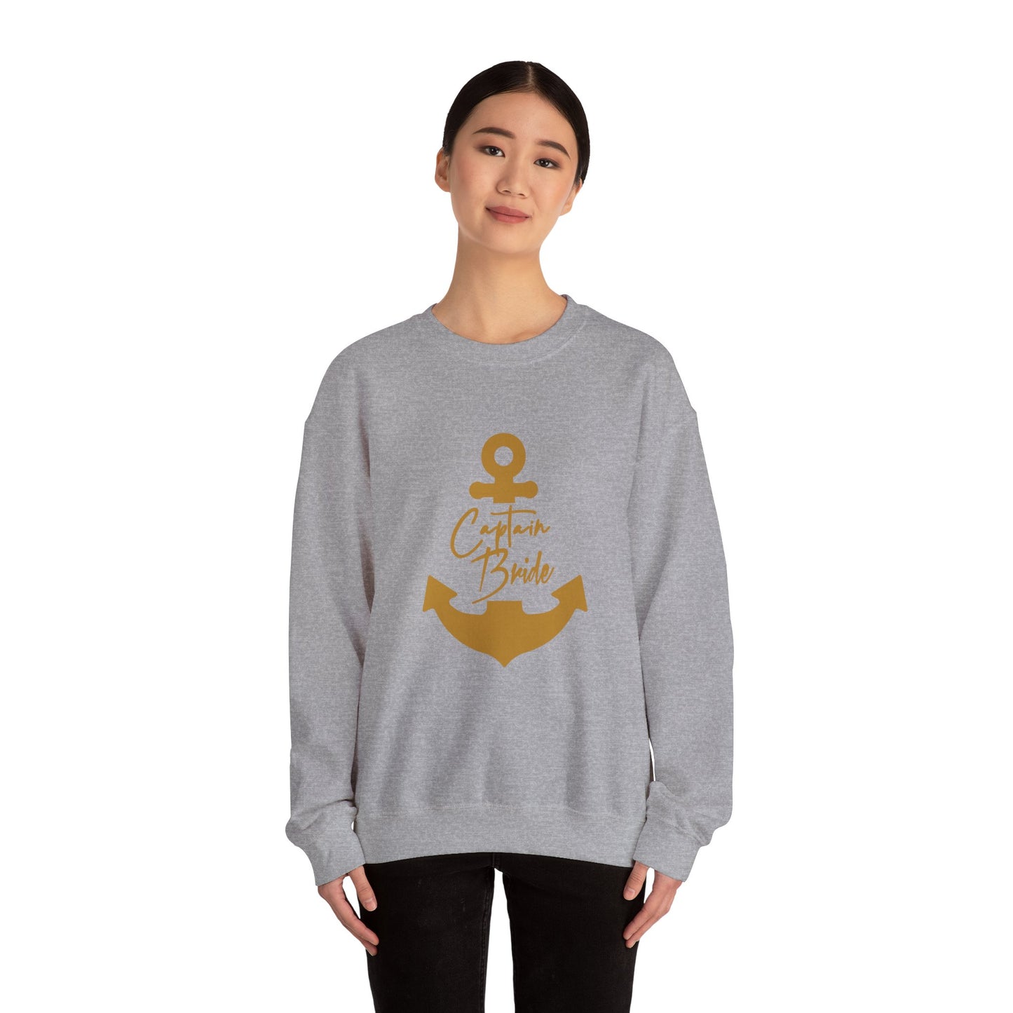 Captain Bride - Heavy Blend™ Crewneck Sweatshirt by Pontoon Girl®