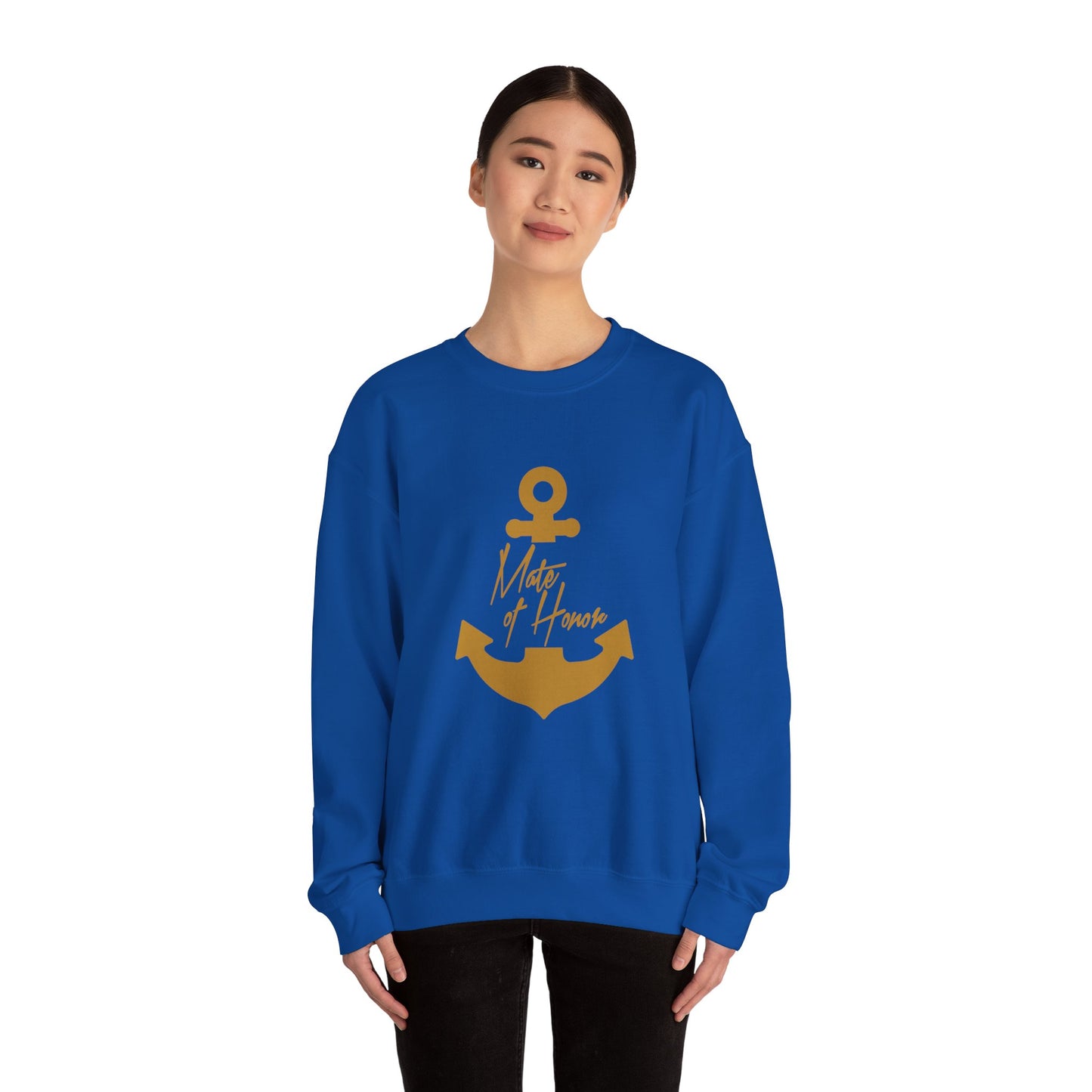 Mate of Honor - Heavy Blend™ Crewneck Sweatshirt by Pontoon Girl®