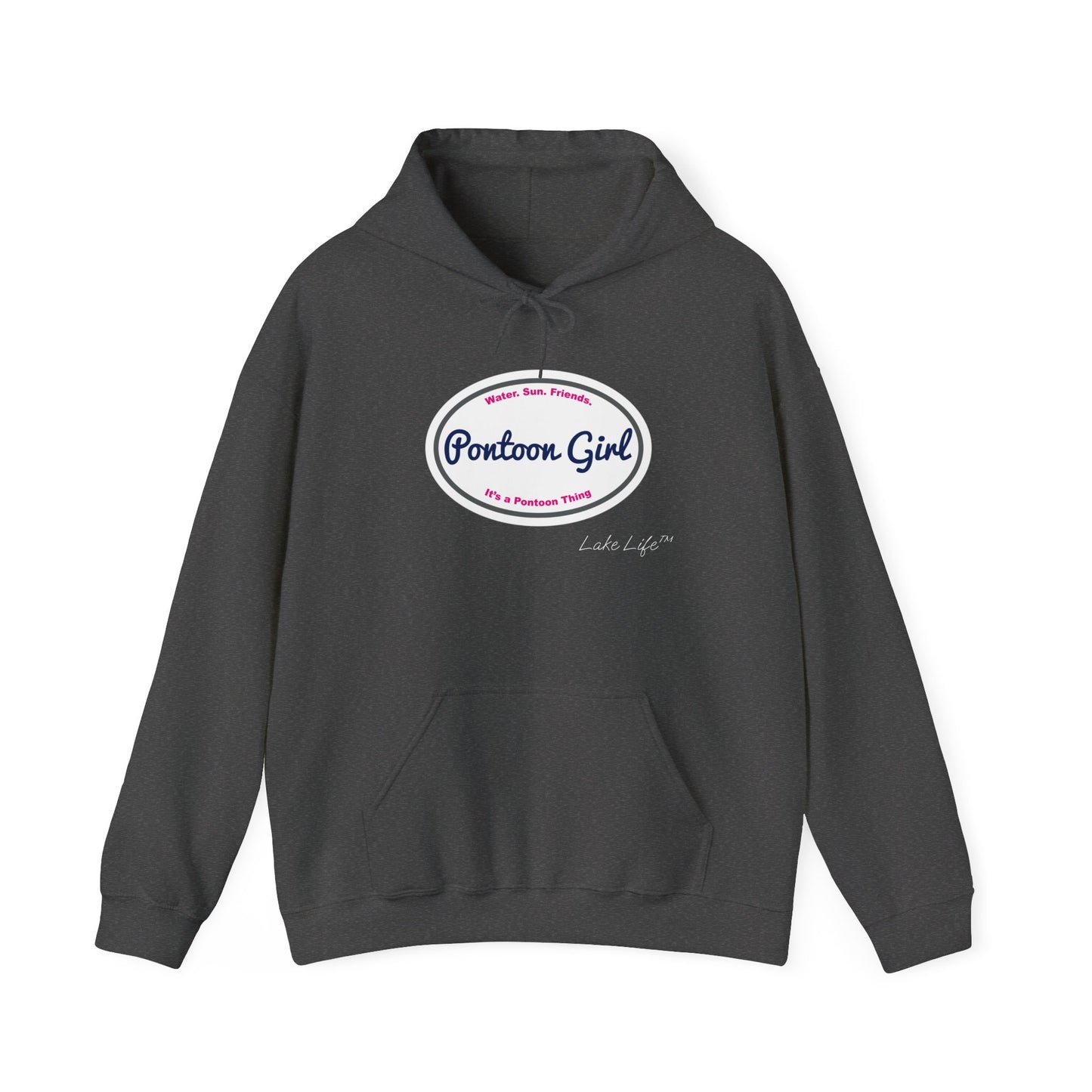 Pontoon Girl Logo Lake Life™ Hooded Sweatshirt by Pontoon Girl®