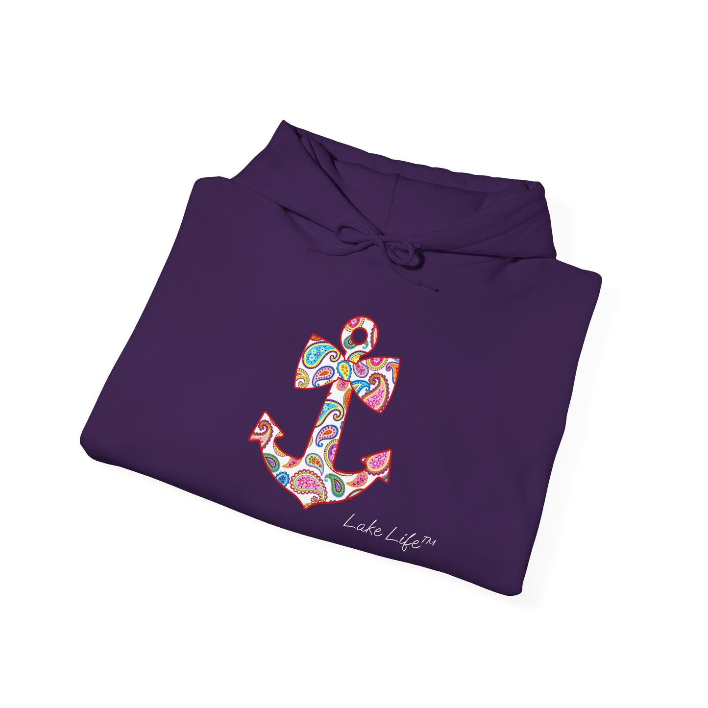 Sweet Anchor Lake Life™ Hooded Sweatshirt by Pontoon Girl®