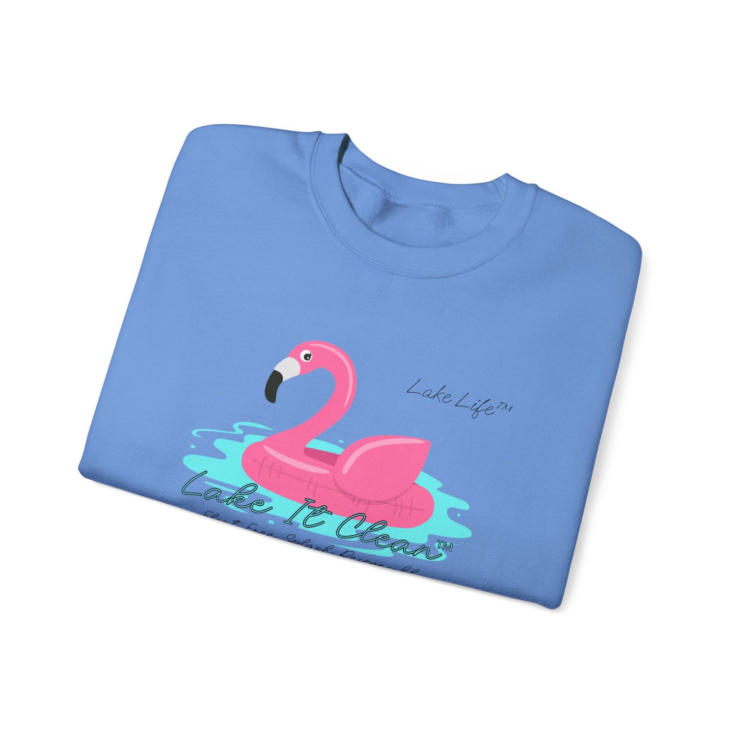 Lake It Clean™ Lake Life™ - Heavy Blend™ Crewneck Sweatshirt by Pontoon Girl®