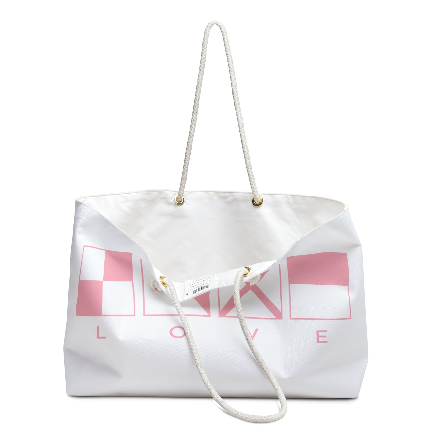 Nautical Flag LOVE - Weekender Bag by Pontoon Girl®