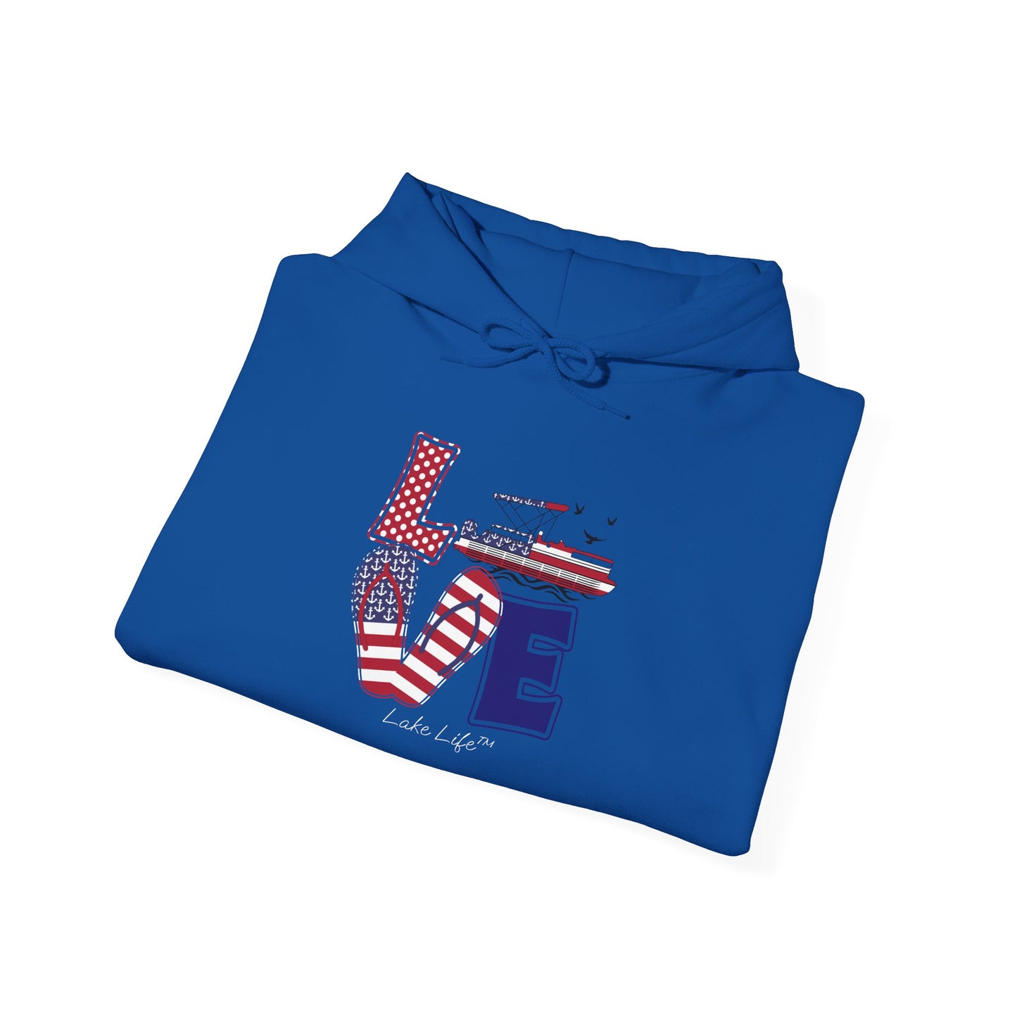 Flip Flop Love Lake Life™ Hooded Sweatshirt by Pontoon Girl®