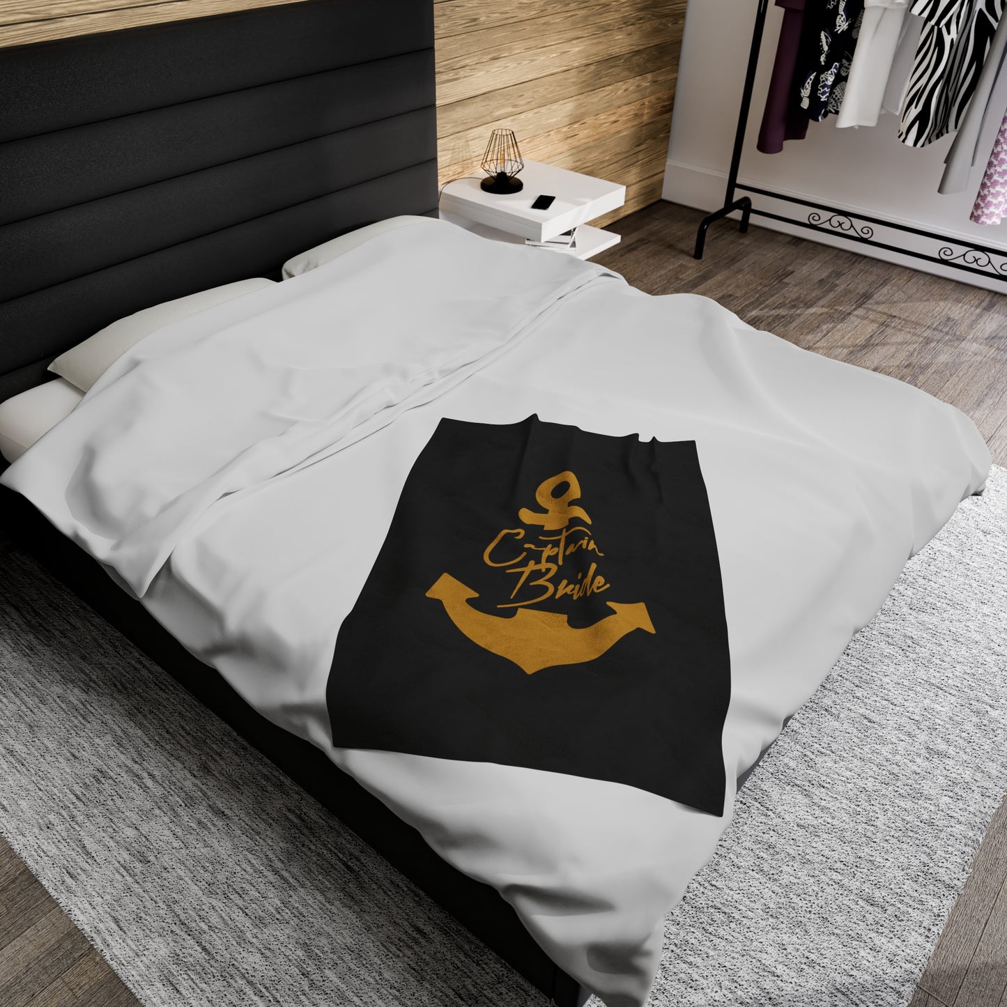 Captain Bride Plush Blanket by PontoonGirl®