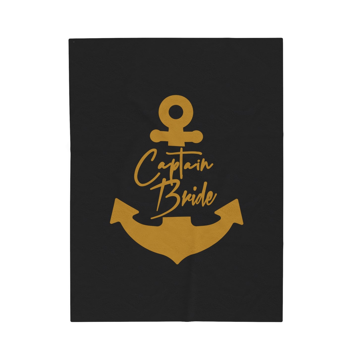 Captain Bride Plush Blanket by PontoonGirl®