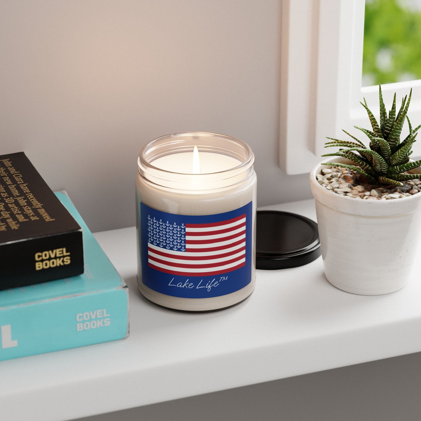 Anchors & Stripes Lake Life™ Scented Soy Candle - Apple Harvest