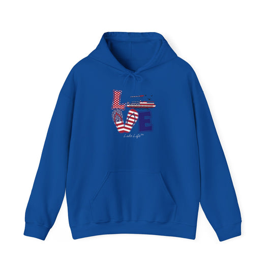 Flip Flop Love Lake Life™ Hooded Sweatshirt by Pontoon Girl®