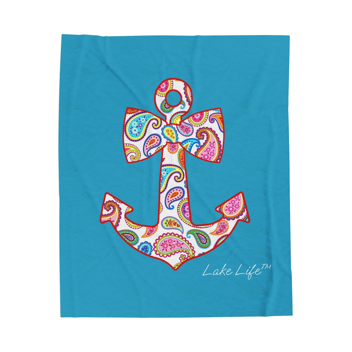 Sweet Anchor Boating Blanket by Pontoon Girl®