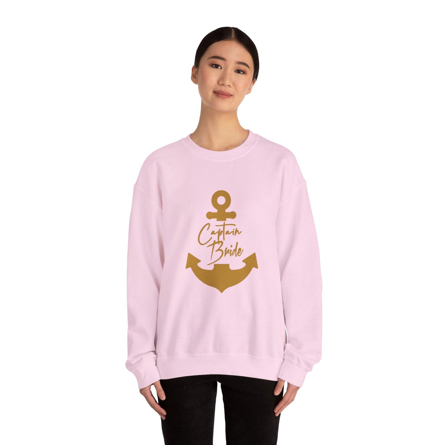 Captain Bride - Heavy Blend™ Crewneck Sweatshirt by Pontoon Girl®