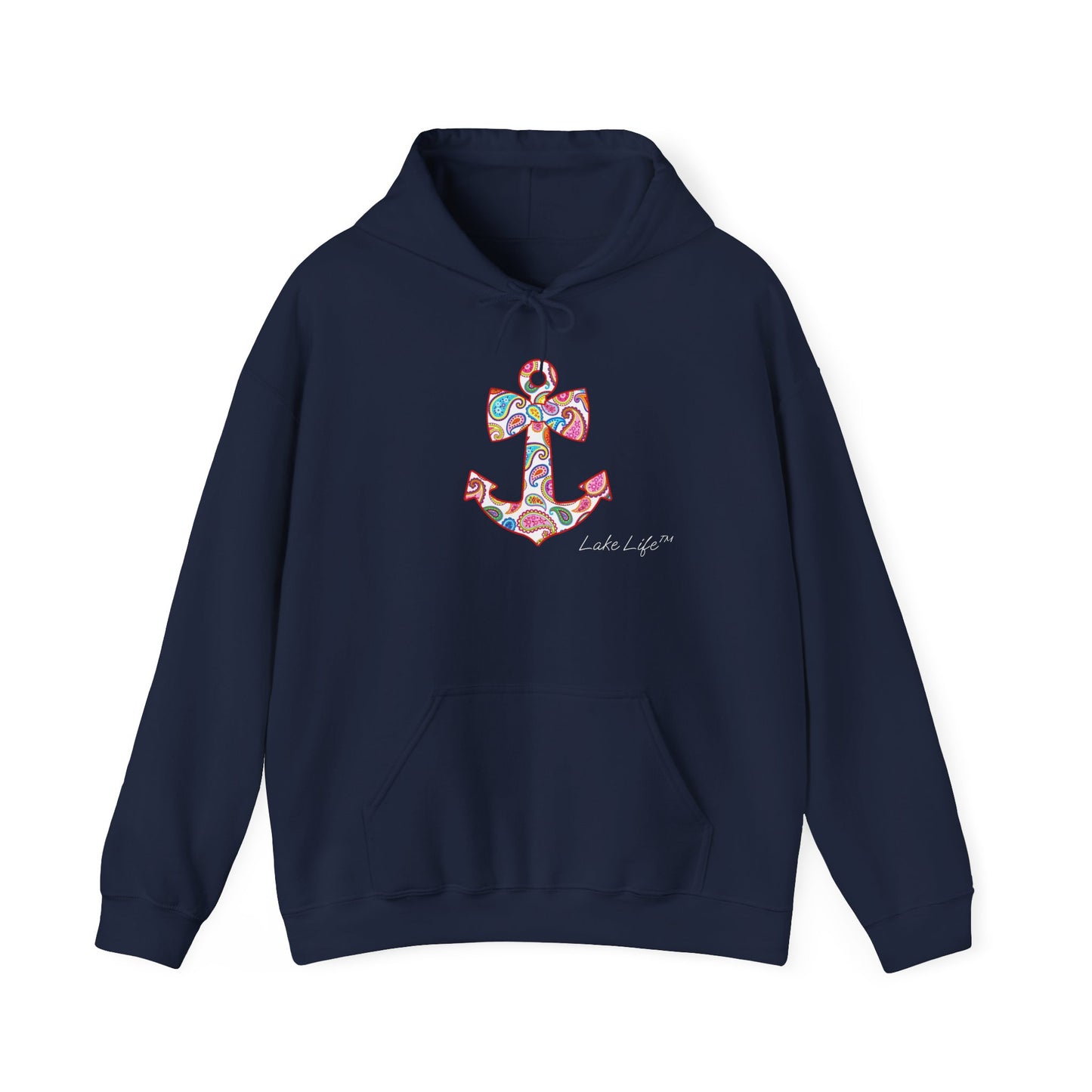 Sweet Anchor Lake Life™ Hooded Sweatshirt by Pontoon Girl®