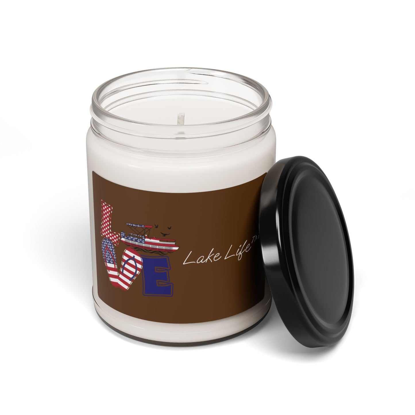 Flip Flop Love Lake Life™ Scented Soy Candle - Sea Salt Orchid