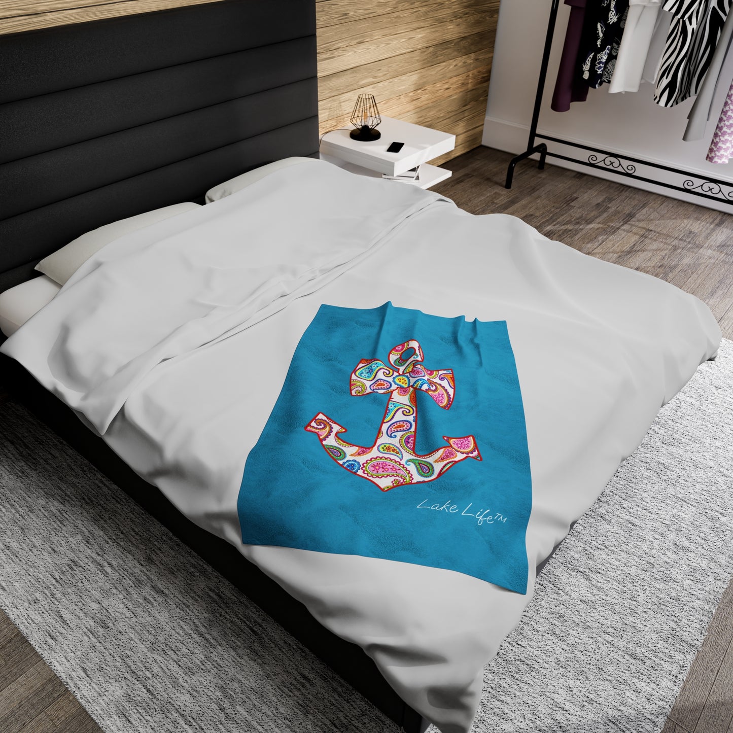 Sweet Anchor Boating Blanket by Pontoon Girl®