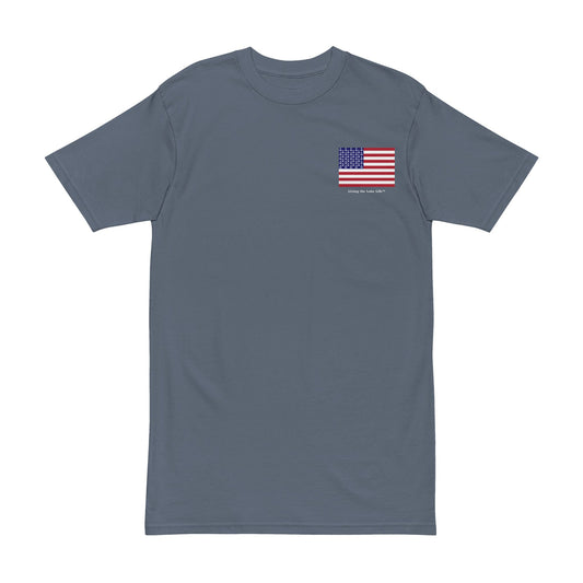 Anchors and Stripes - Living the Lake Life™ T Shirt by Pontoon Girl®