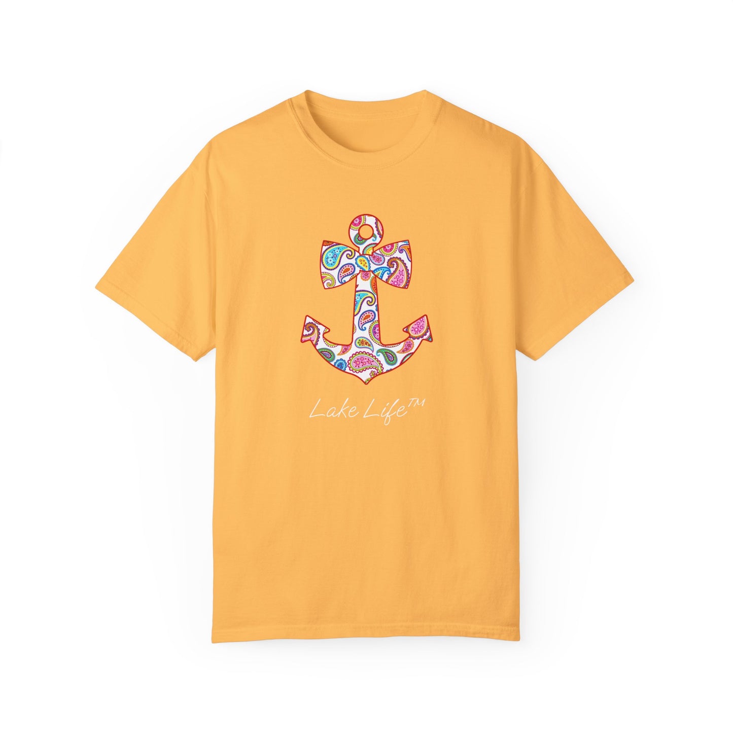 Sweet Anchor Lake Life™ Unisex Garment-Dyed T-shirt by Pontoon Girl®