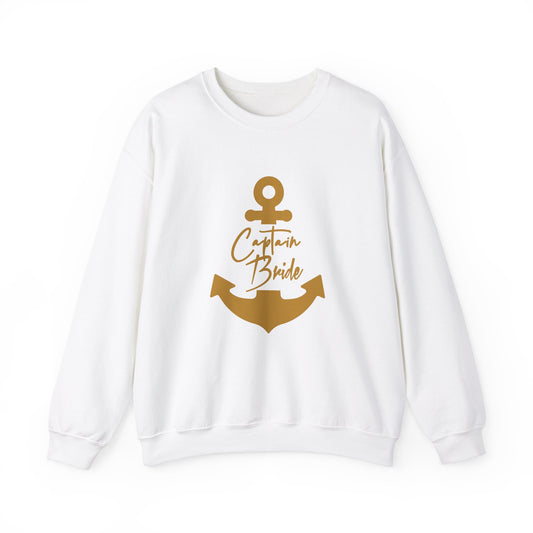 Captain Bride - Heavy Blend™ Crewneck Sweatshirt by Pontoon Girl®
