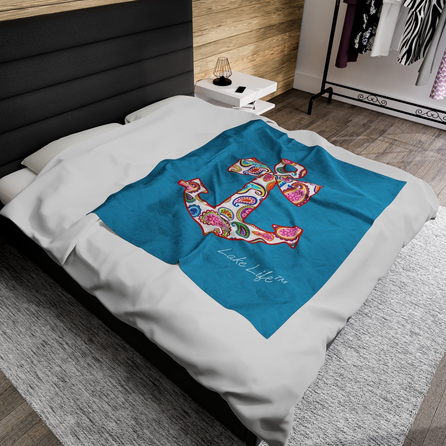 Sweet Anchor Boating Blanket by Pontoon Girl®