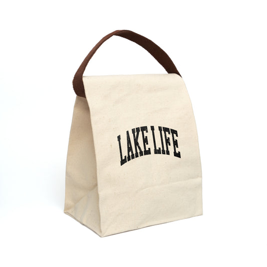 Lake Life™ Vintage Canvas Lunch Bag With Strap by Pontoon Girl®