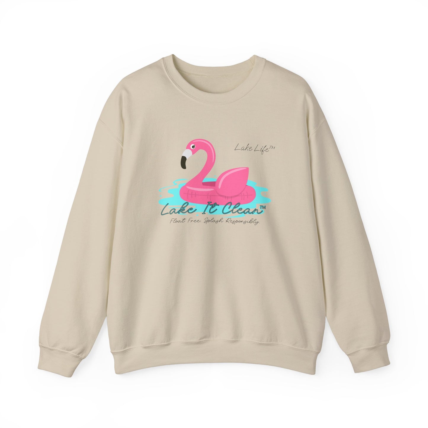 Lake It Clean™ Lake Life™ - Heavy Blend™ Crewneck Sweatshirt by Pontoon Girl®