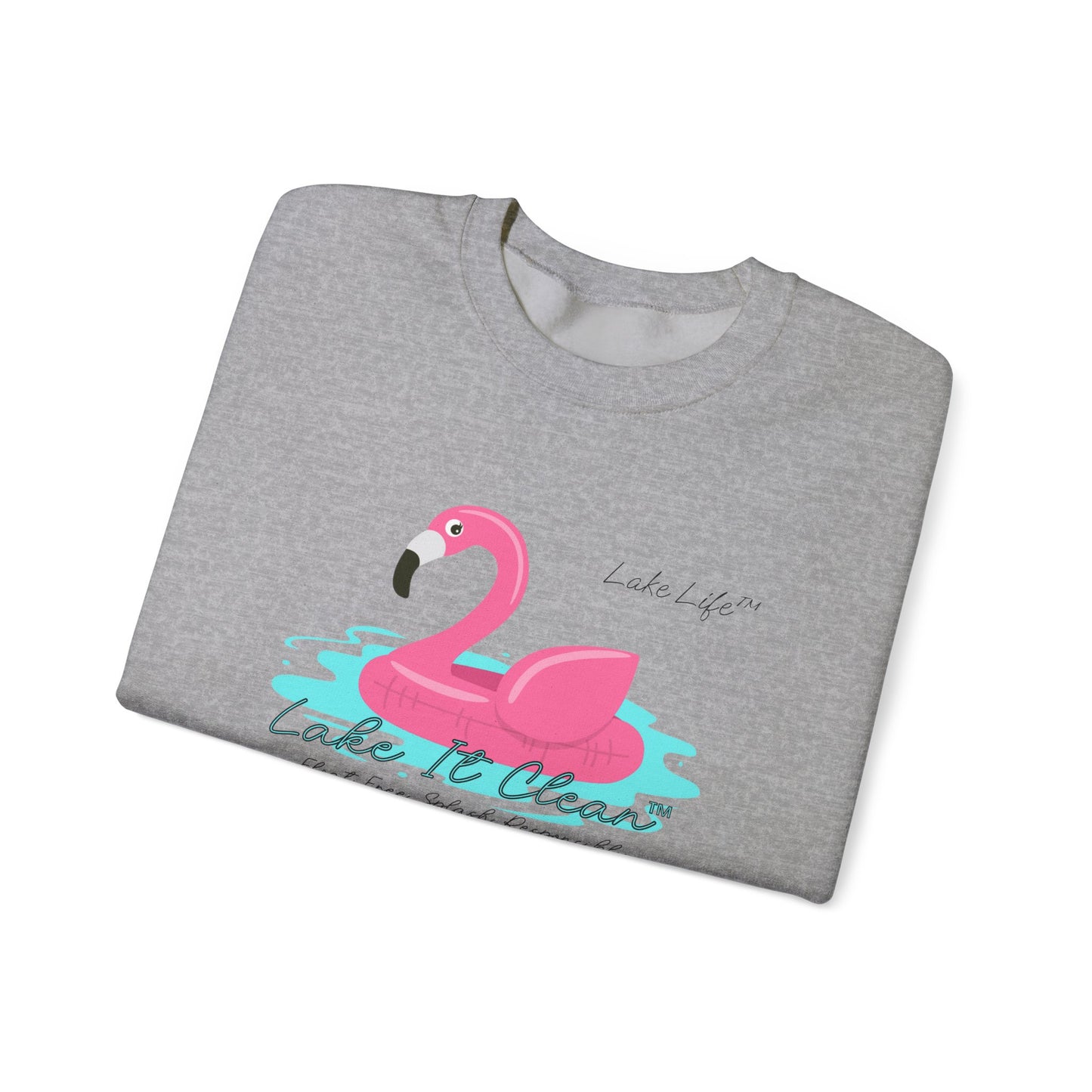 Lake It Clean™ Lake Life™ - Heavy Blend™ Crewneck Sweatshirt by Pontoon Girl®