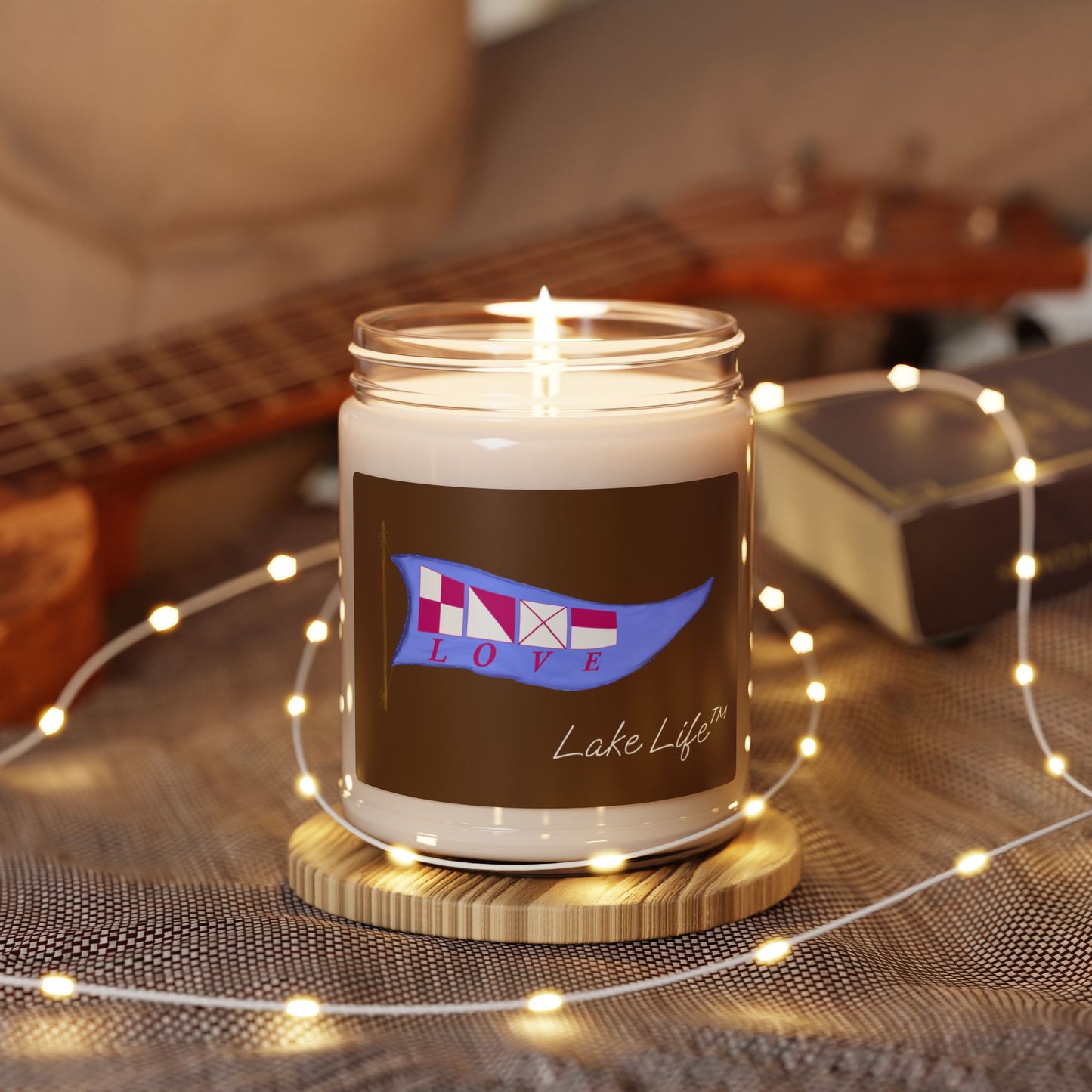 Nautical Love Lake Life™ Scented Soy Candle - Cinnamon Vanilla