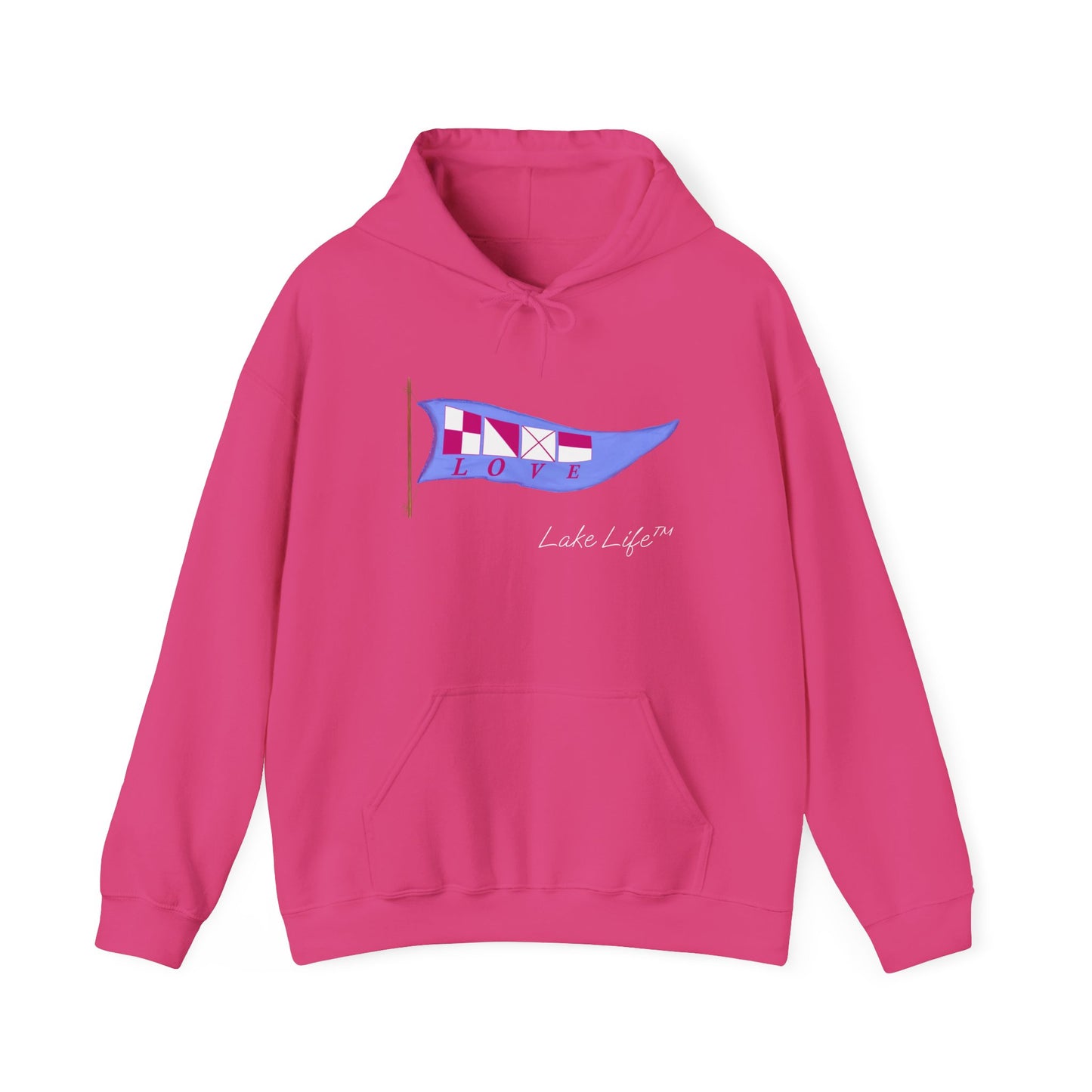 Nautical Love Lake Life™ Hooded Sweatshirt by Pontoon Girl®