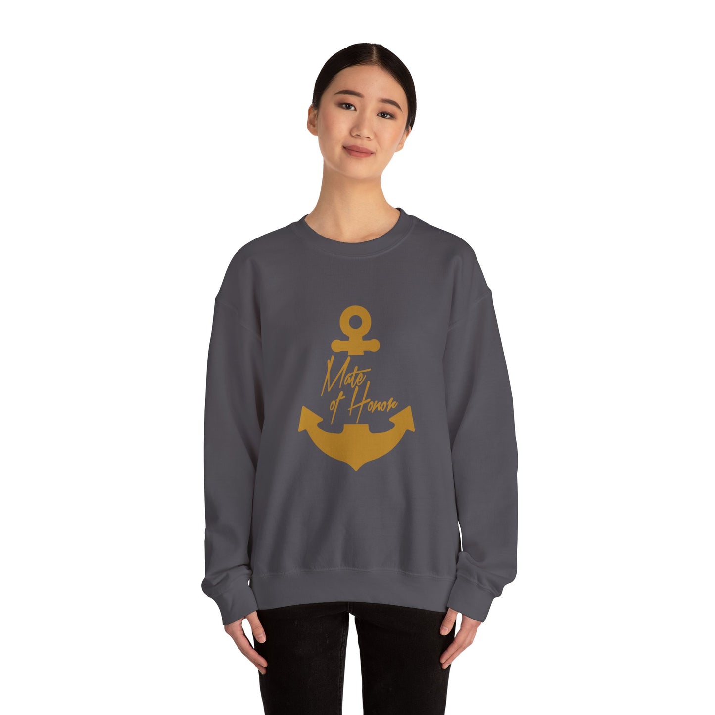 Mate of Honor - Heavy Blend™ Crewneck Sweatshirt by Pontoon Girl®