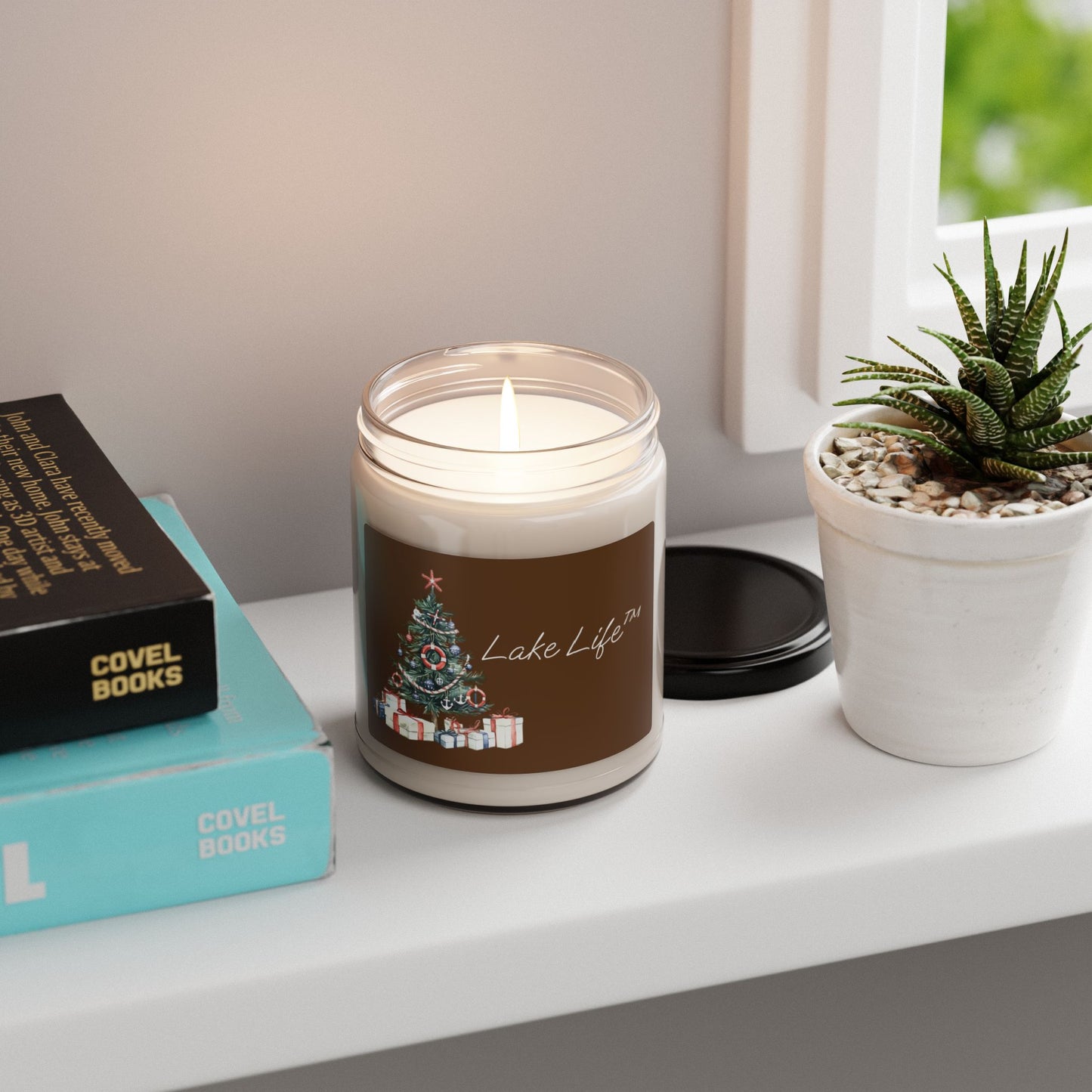 Nautical Christmas Tree Lake Life™ Scented Soy Candle - Christmas Warmth
