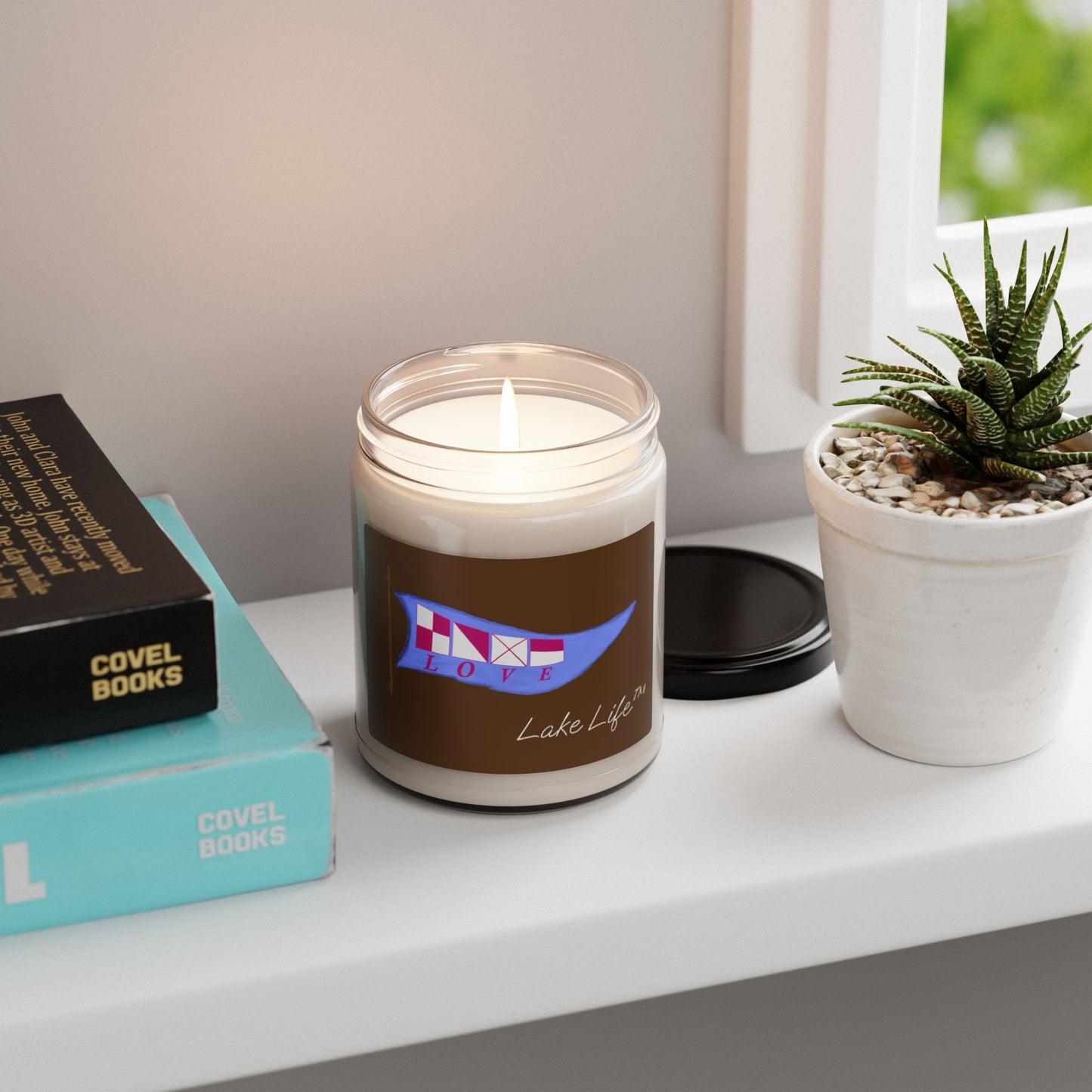 Nautical Love Lake Life™ Scented Soy Candle - Cinnamon Vanilla