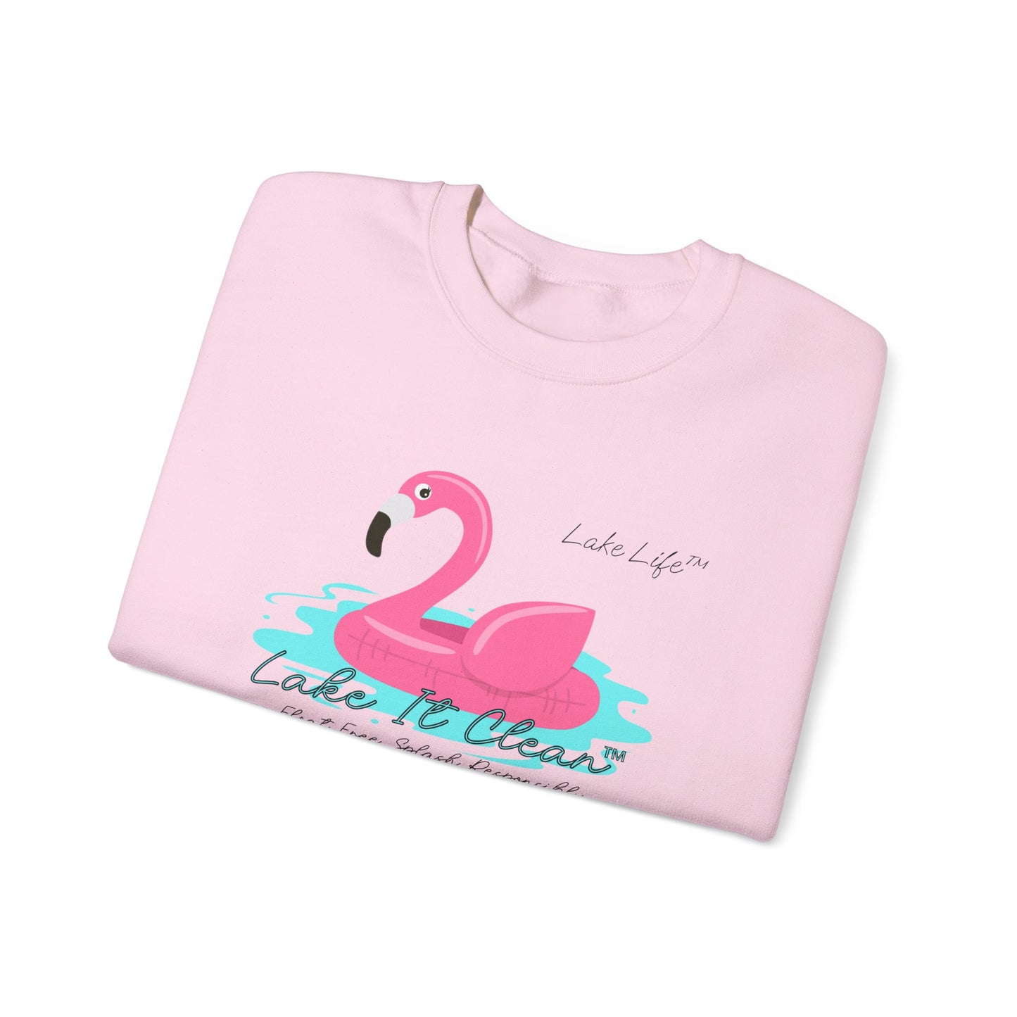 Lake It Clean™ Lake Life™ - Heavy Blend™ Crewneck Sweatshirt by Pontoon Girl®