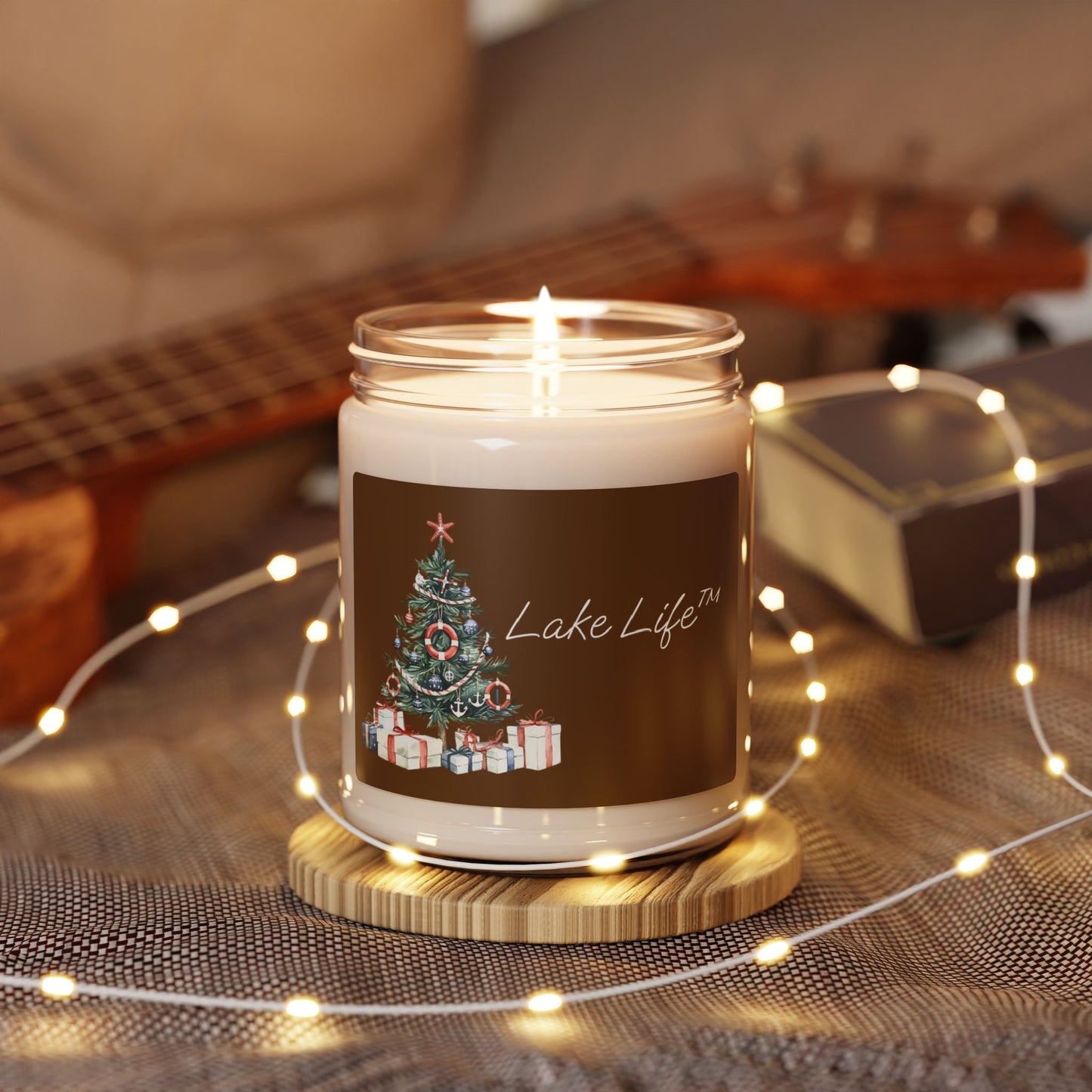 Nautical Christmas Tree Lake Life™ Scented Soy Candle - Christmas Warmth