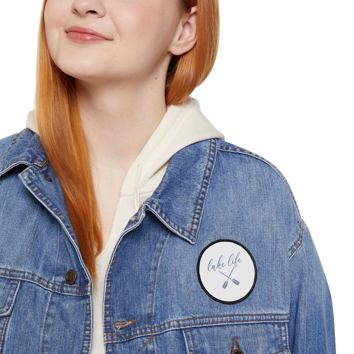 Lake Life Paddle Iron-On Patch by Pontoon Girl®