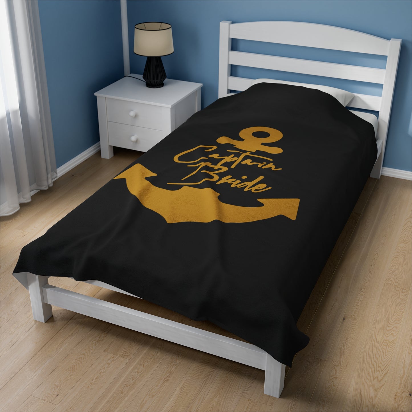 Captain Bride Plush Blanket by PontoonGirl®