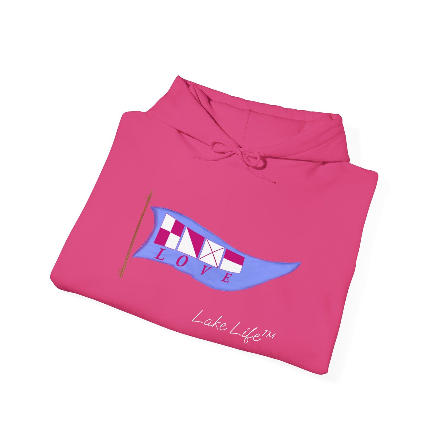 Nautical Love Lake Life™ Hooded Sweatshirt by Pontoon Girl®