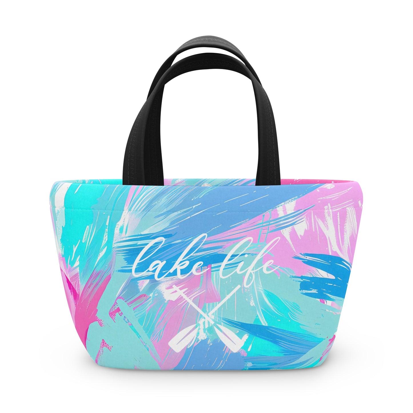 Lake Life Brush Stroke Lunch Bag by Pontoon Girl®