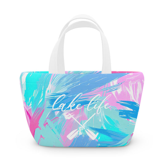 Lake Life Brush Stroke Lunch Bag by Pontoon Girl®
