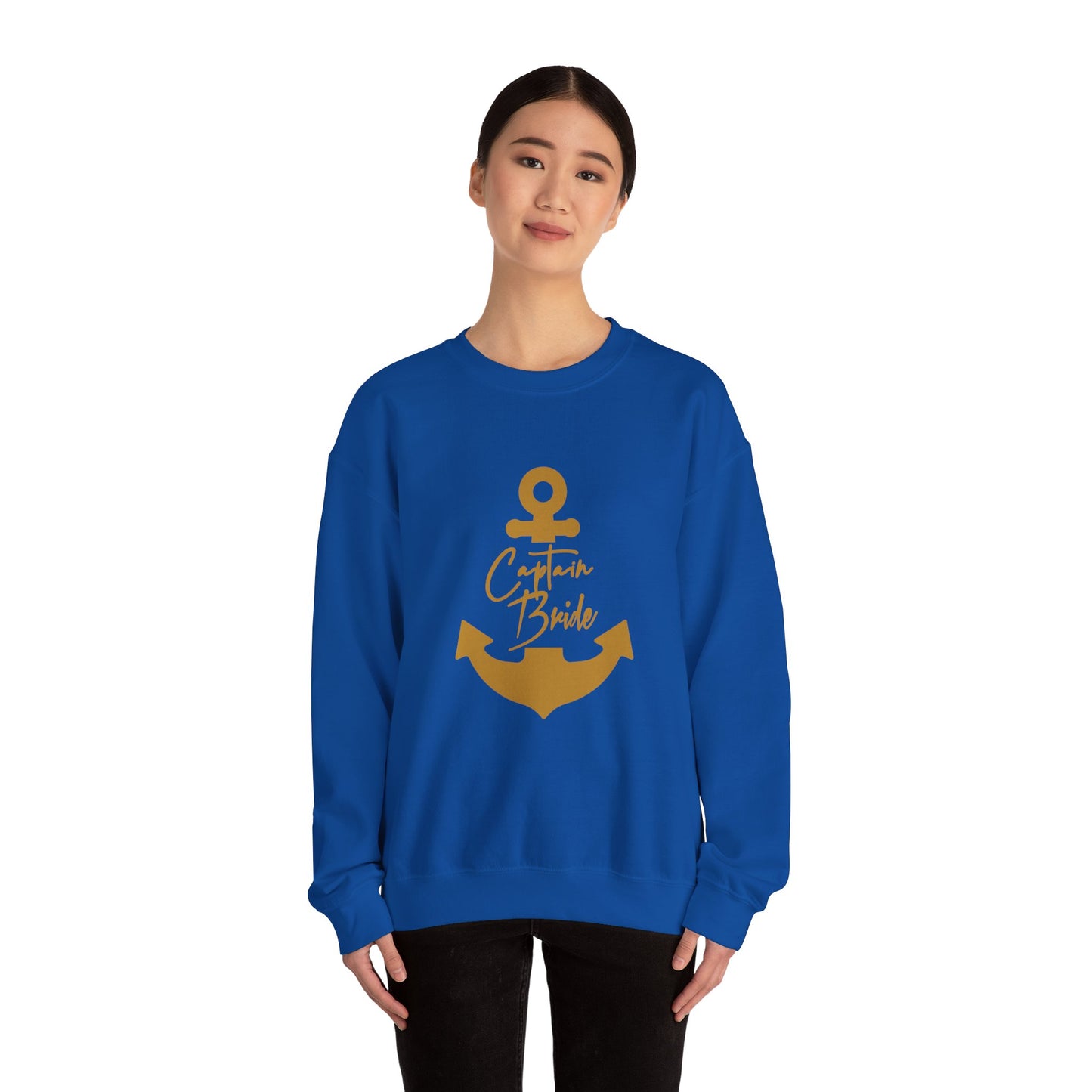 Captain Bride - Heavy Blend™ Crewneck Sweatshirt by Pontoon Girl®
