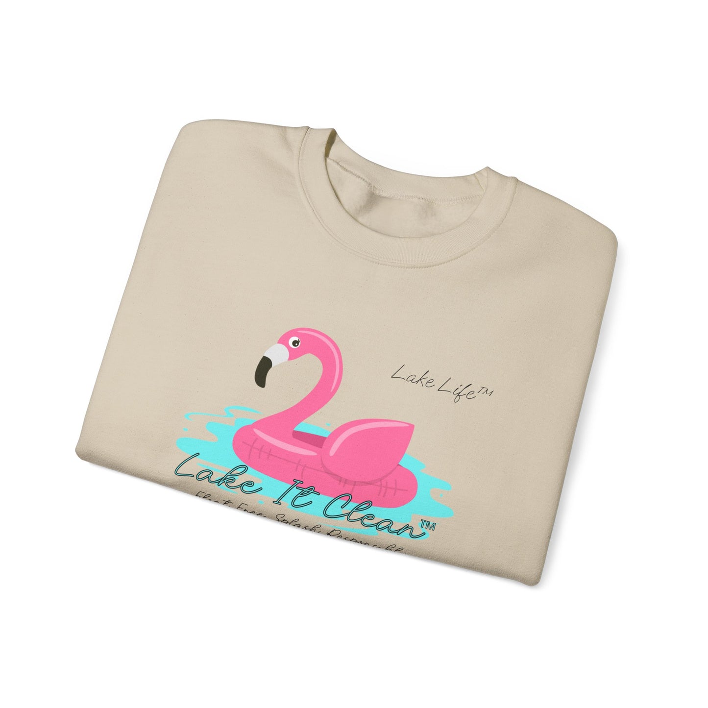 Lake It Clean™ Lake Life™ - Heavy Blend™ Crewneck Sweatshirt by Pontoon Girl®