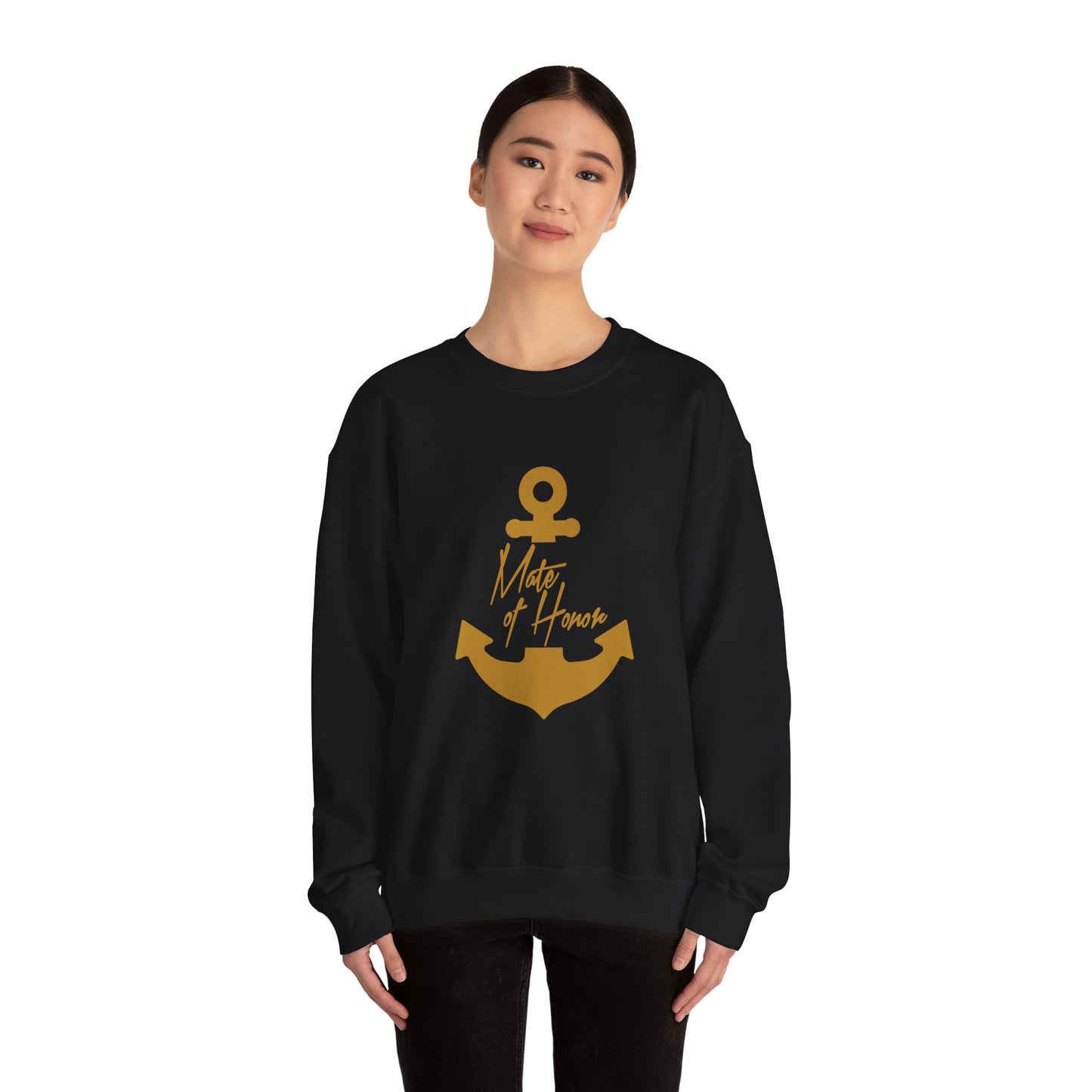 Mate of Honor - Heavy Blend™ Crewneck Sweatshirt by Pontoon Girl®