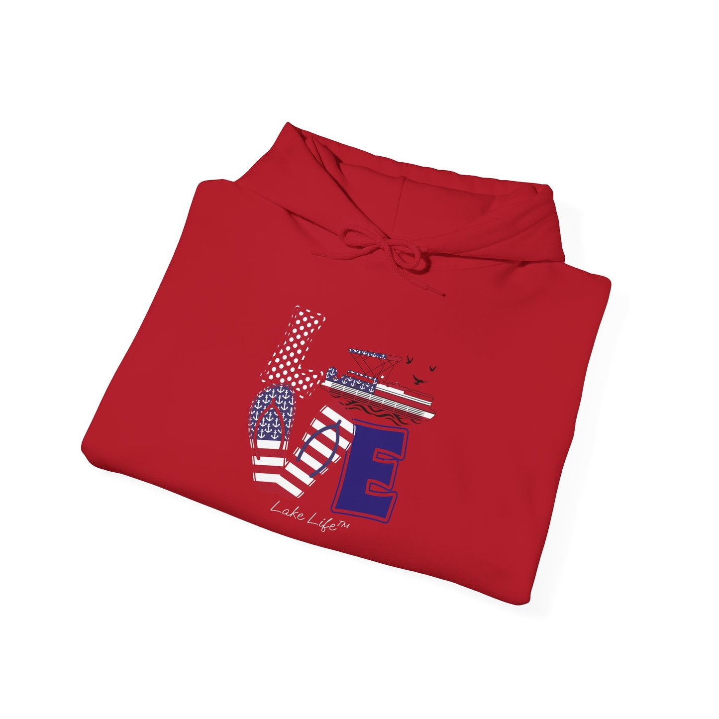Flip Flop Love Lake Life™ Hooded Sweatshirt by Pontoon Girl®