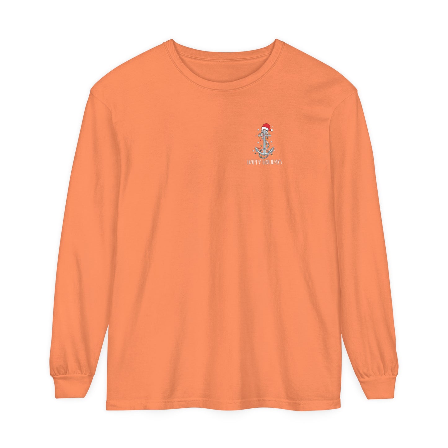 Copy of Lake Life™ Anchor Tree Unisex Garment-dyed Long Sleeve T-Shirt by Pontoon Girl®