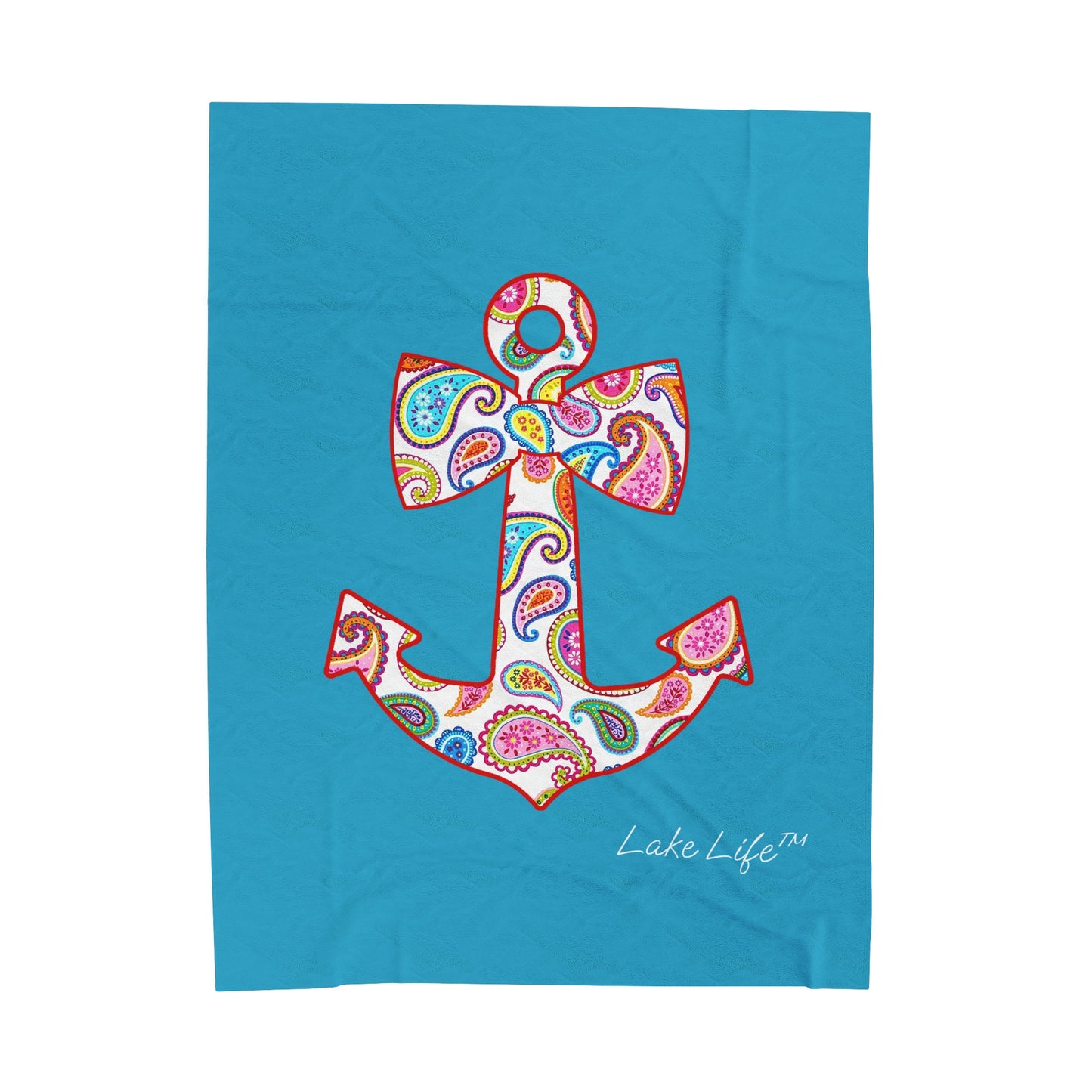 Sweet Anchor Boating Blanket by Pontoon Girl®