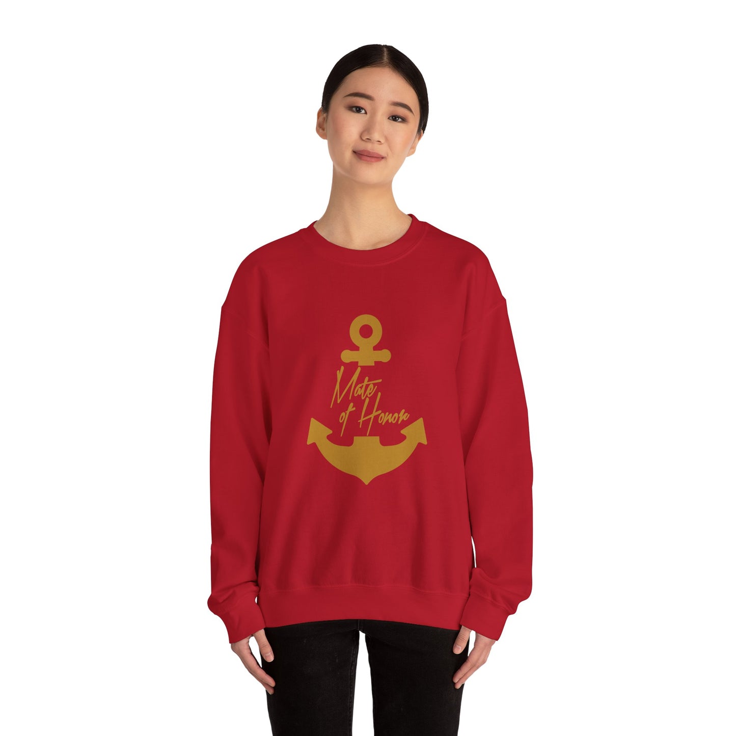 Mate of Honor - Heavy Blend™ Crewneck Sweatshirt by Pontoon Girl®