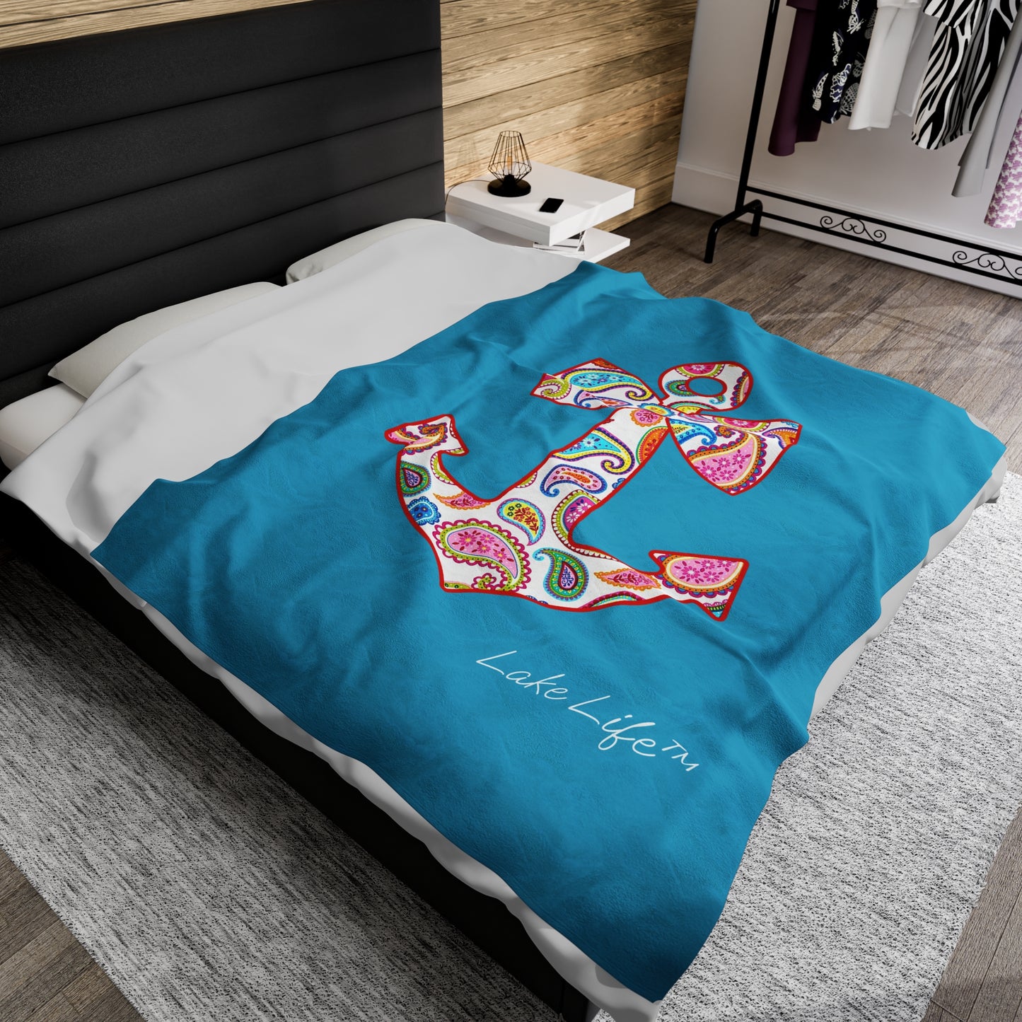 Sweet Anchor Boating Blanket by Pontoon Girl®