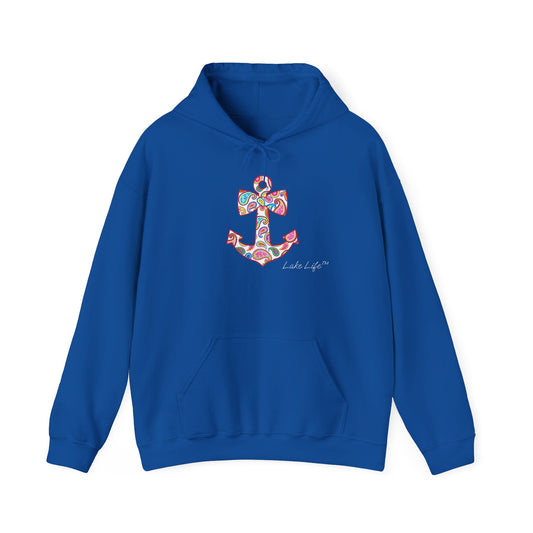 Sweet Anchor Lake Life™ Hooded Sweatshirt by Pontoon Girl®
