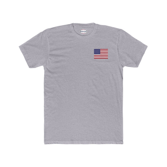 Anchors and Stripes - Living the Lake Life™ Dark Color T Shirt by Pontoon Girl®